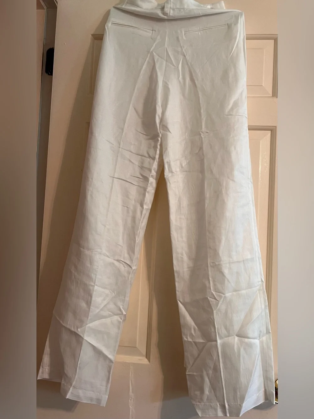 Anine bing Linen Wide-Leg Pants Classy nwt preppy high waisted ruti toteme cos